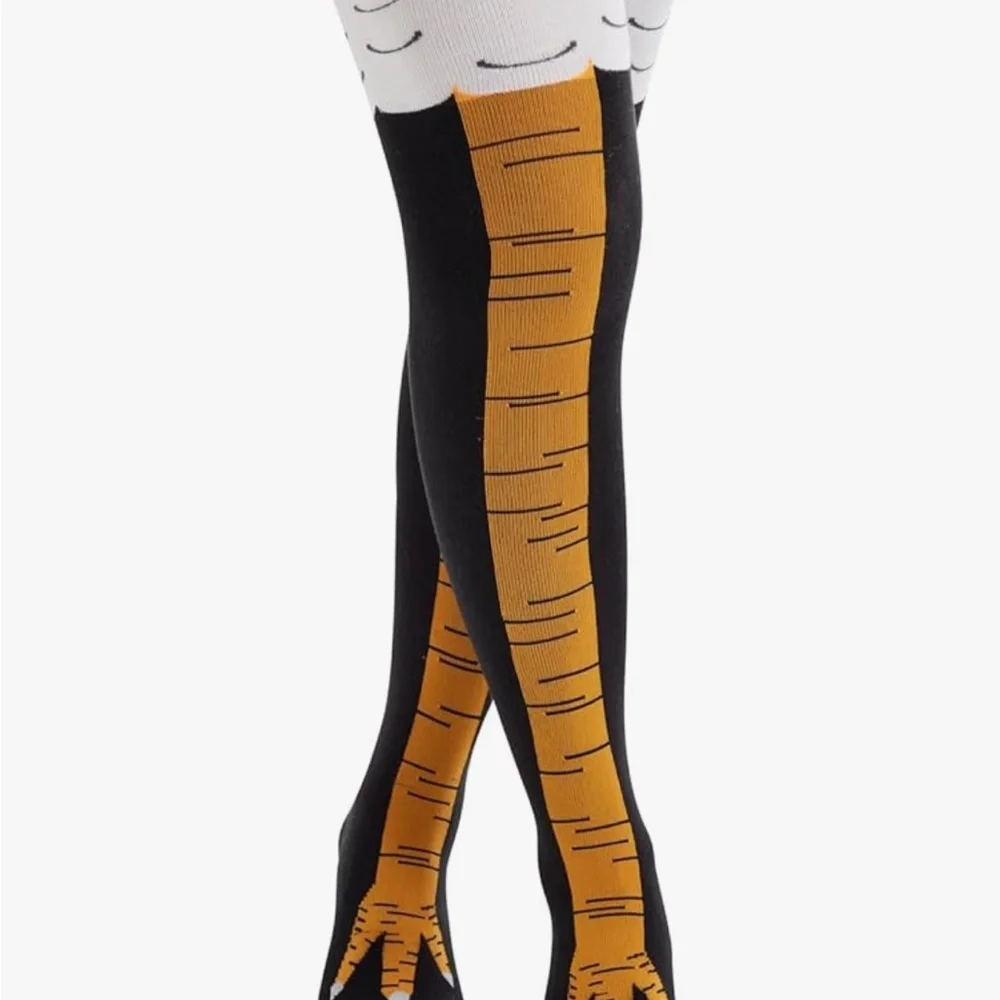 FUN CHICKEN legs/feet socks!Great for your next gathering- I have LOTS(8+) pairs
